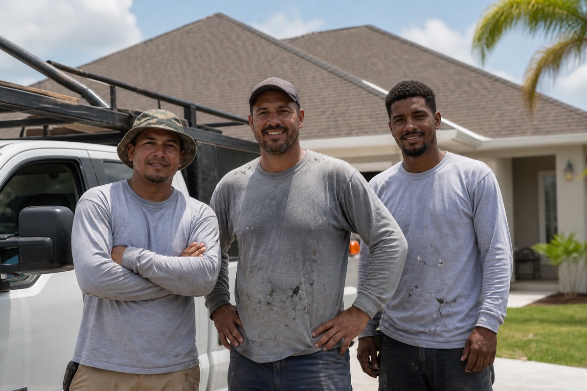 The G M Tile & Roofing Of Tampa Inc crew